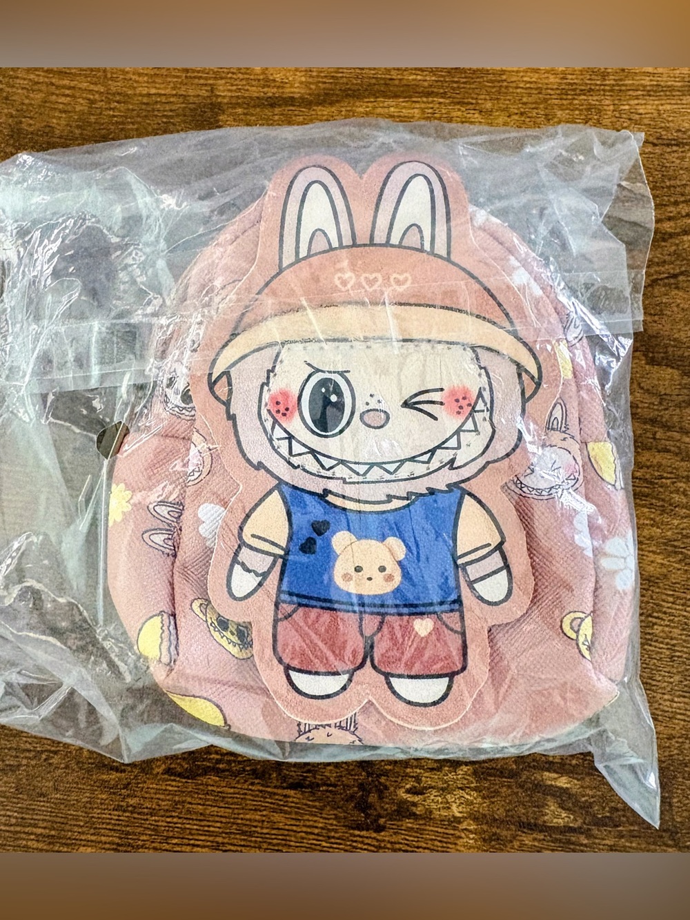 New Labubu Mini Backpack Keychain Bag Charm Accessory - Picture 4 of 4